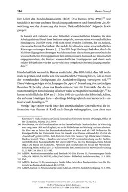 Image of the Page - 184 - in Guido Adlers Erbe - Restitution und Erinnerung an der Universität Wien