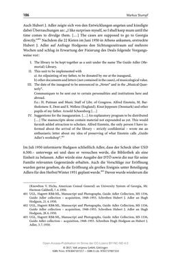 Image of the Page - 186 - in Guido Adlers Erbe - Restitution und Erinnerung an der Universität Wien