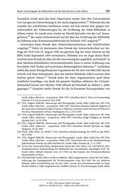 Bild der Seite - 191 - in Guido Adlers Erbe - Restitution und Erinnerung an der Universität Wien