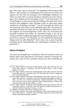 Image of the Page - 199 - in Guido Adlers Erbe - Restitution und Erinnerung an der Universität Wien
