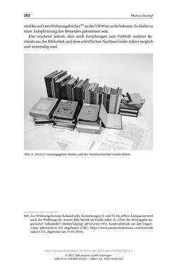 Image of the Page - 202 - in Guido Adlers Erbe - Restitution und Erinnerung an der Universität Wien