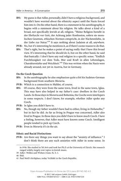 Image of the Page - 215 - in Guido Adlers Erbe - Restitution und Erinnerung an der Universität Wien