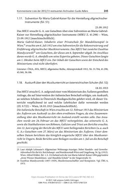 Image of the Page - 245 - in Guido Adlers Erbe - Restitution und Erinnerung an der Universität Wien