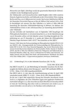 Image of the Page - 252 - in Guido Adlers Erbe - Restitution und Erinnerung an der Universität Wien