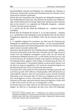 Image of the Page - 254 - in Guido Adlers Erbe - Restitution und Erinnerung an der Universität Wien