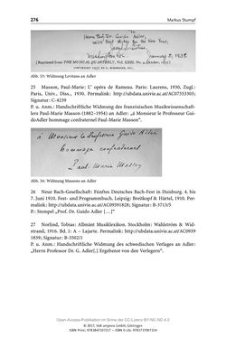 Image of the Page - 276 - in Guido Adlers Erbe - Restitution und Erinnerung an der Universität Wien