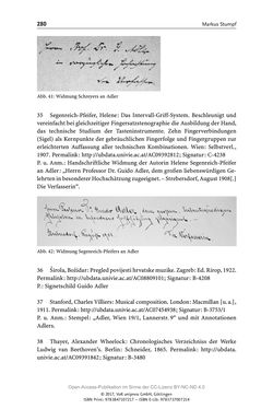 Image of the Page - 280 - in Guido Adlers Erbe - Restitution und Erinnerung an der Universität Wien