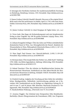 Image of the Page - 293 - in Guido Adlers Erbe - Restitution und Erinnerung an der Universität Wien