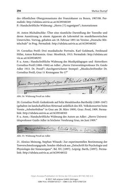 Image of the Page - 294 - in Guido Adlers Erbe - Restitution und Erinnerung an der Universität Wien