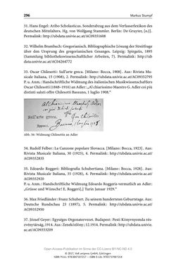 Image of the Page - 296 - in Guido Adlers Erbe - Restitution und Erinnerung an der Universität Wien
