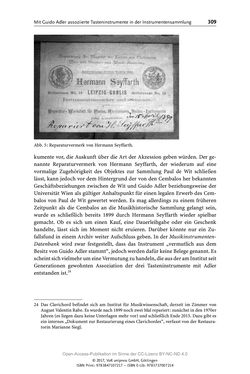 Image of the Page - 309 - in Guido Adlers Erbe - Restitution und Erinnerung an der Universität Wien