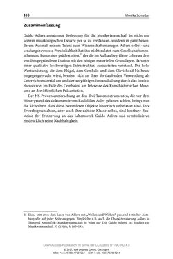 Image of the Page - 310 - in Guido Adlers Erbe - Restitution und Erinnerung an der Universität Wien