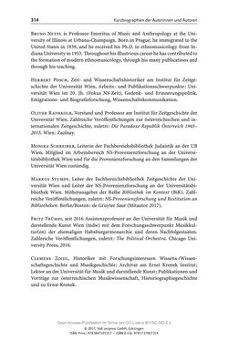 Image of the Page - 314 - in Guido Adlers Erbe - Restitution und Erinnerung an der Universität Wien