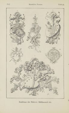 Image of the Page - 132 - in Handbuch der Ornamentik - Zum Gebrauch für Musterzeichner, Architekten, Schulen und Gewerbetreibende sowie zum Studium im Allgemeinen