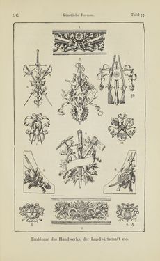 Image of the Page - 135 - in Handbuch der Ornamentik - Zum Gebrauch für Musterzeichner, Architekten, Schulen und Gewerbetreibende sowie zum Studium im Allgemeinen