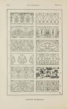 Bild der Seite - 180 - in Handbuch der Ornamentik - Zum Gebrauch für Musterzeichner, Architekten, Schulen und Gewerbetreibende sowie zum Studium im Allgemeinen