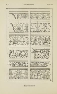 Bild der Seite - 182 - in Handbuch der Ornamentik - Zum Gebrauch für Musterzeichner, Architekten, Schulen und Gewerbetreibende sowie zum Studium im Allgemeinen