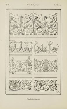 Image of the Page - 184 - in Handbuch der Ornamentik - Zum Gebrauch für Musterzeichner, Architekten, Schulen und Gewerbetreibende sowie zum Studium im Allgemeinen