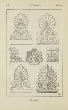 Bild der Seite - 186 - in Handbuch der Ornamentik - Zum Gebrauch für Musterzeichner, Architekten, Schulen und Gewerbetreibende sowie zum Studium im Allgemeinen