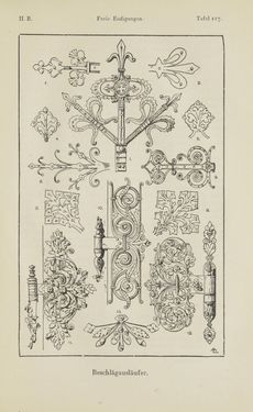 Image of the Page - 207 - in Handbuch der Ornamentik - Zum Gebrauch für Musterzeichner, Architekten, Schulen und Gewerbetreibende sowie zum Studium im Allgemeinen