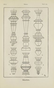 Bild der Seite - 255 - in Handbuch der Ornamentik - Zum Gebrauch für Musterzeichner, Architekten, Schulen und Gewerbetreibende sowie zum Studium im Allgemeinen