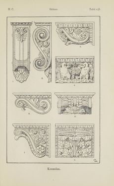 Image of the Page - 261 - in Handbuch der Ornamentik - Zum Gebrauch für Musterzeichner, Architekten, Schulen und Gewerbetreibende sowie zum Studium im Allgemeinen