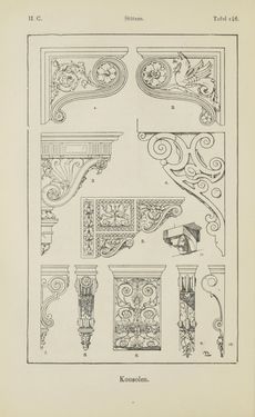 Image of the Page - 262 - in Handbuch der Ornamentik - Zum Gebrauch für Musterzeichner, Architekten, Schulen und Gewerbetreibende sowie zum Studium im Allgemeinen