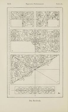 Bild der Seite - 288 - in Handbuch der Ornamentik - Zum Gebrauch für Musterzeichner, Architekten, Schulen und Gewerbetreibende sowie zum Studium im Allgemeinen