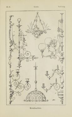 Image of the Page - 411 - in Handbuch der Ornamentik - Zum Gebrauch für Musterzeichner, Architekten, Schulen und Gewerbetreibende sowie zum Studium im Allgemeinen