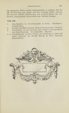 Bild der Seite - 521 - in Handbuch der Ornamentik - Zum Gebrauch für Musterzeichner, Architekten, Schulen und Gewerbetreibende sowie zum Studium im Allgemeinen