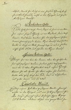 Image of the Page - 8 - in Handschriftliches Kochbuch - Anno 1818