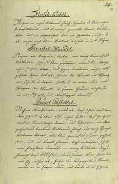 Bild der Seite - 39 - in Handschriftliches Kochbuch - Anno 1818