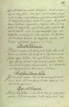 Image of the Page - 43 - in Handschriftliches Kochbuch - Anno 1818