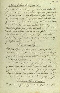 Bild der Seite - 97 - in Handschriftliches Kochbuch - Anno 1818