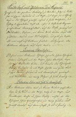 Image of the Page - 137 - in Handschriftliches Kochbuch - Anno 1818