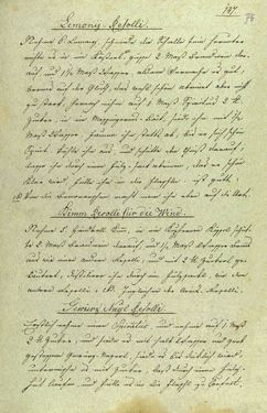 Bild der Seite - 147 - in Handschriftliches Kochbuch - Anno 1818