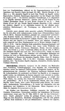 Image of the Page - 5 - in Handwörterbuch der Philosophie