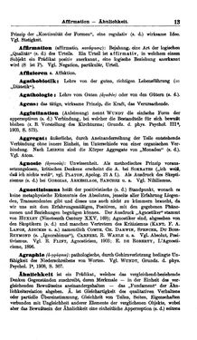 Bild der Seite - 13 - in Handwörterbuch der Philosophie