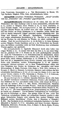 Bild der Seite - 17 - in Handwörterbuch der Philosophie