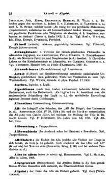 Bild der Seite - 18 - in Handwörterbuch der Philosophie
