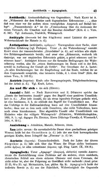 Image of the Page - 43 - in Handwörterbuch der Philosophie