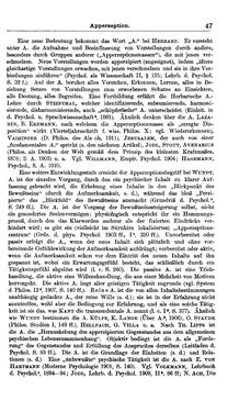 Bild der Seite - 47 - in Handwörterbuch der Philosophie