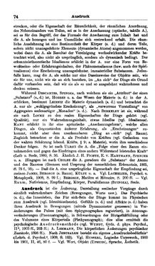 Image of the Page - 74 - in Handwörterbuch der Philosophie