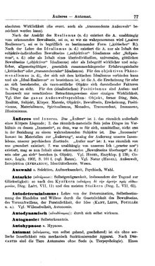 Image of the Page - 77 - in Handwörterbuch der Philosophie