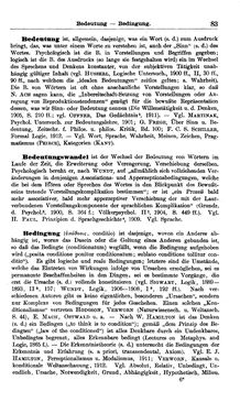 Image of the Page - 83 - in Handwörterbuch der Philosophie