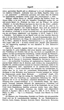 Image of the Page - 89 - in Handwörterbuch der Philosophie