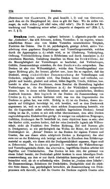 Image of the Page - 124 - in Handwörterbuch der Philosophie