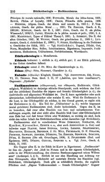 Image of the Page - 210 - in Handwörterbuch der Philosophie
