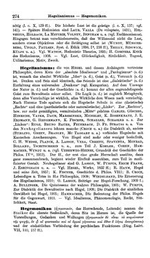Image of the Page - 274 - in Handwörterbuch der Philosophie