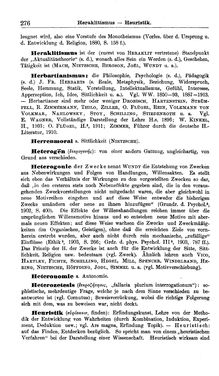 Image of the Page - 276 - in Handwörterbuch der Philosophie